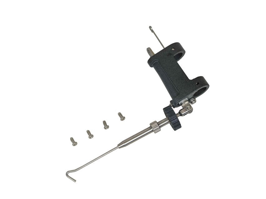 Mint Gooseneck & Kicking Strap/Vang assembly inc screws & sliding cover on main boom (Pack 1)
