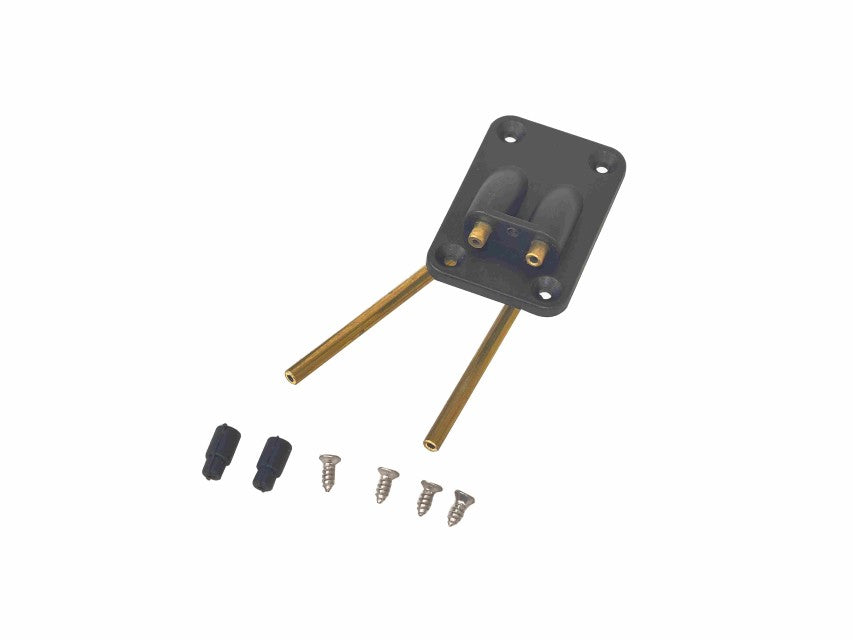 Mint Winchline through deck Fitting inc screws and shaped metal tubes (Pack 1)