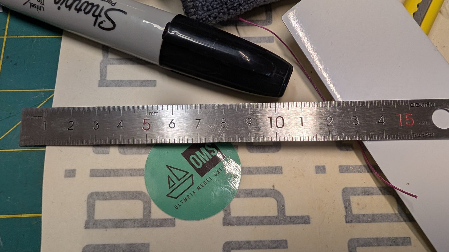 Metric Ruler for aging eyeballs -150mm