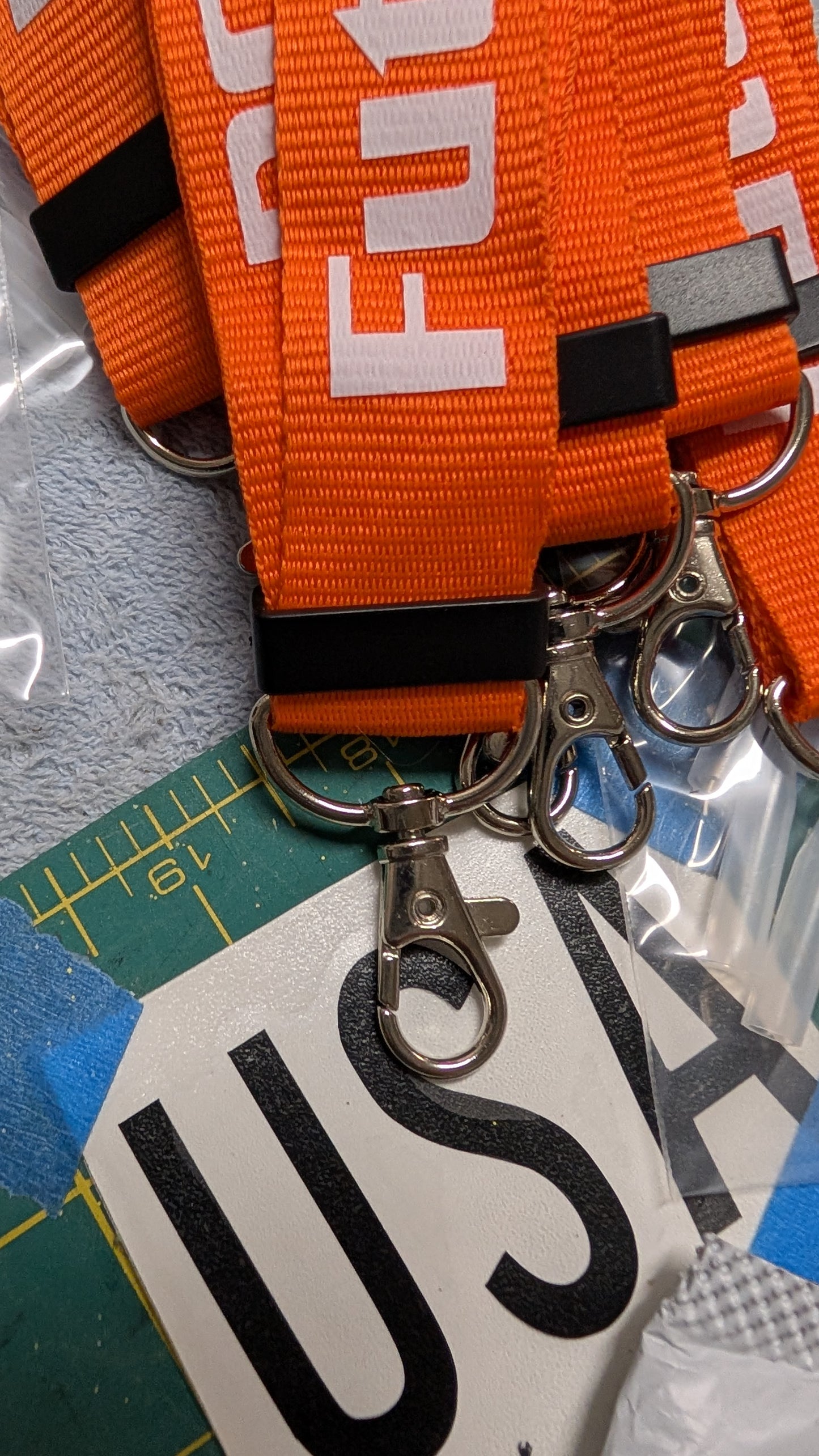 Transmitter Lanyard---DON'T DROP IT! (Orange Futaba)