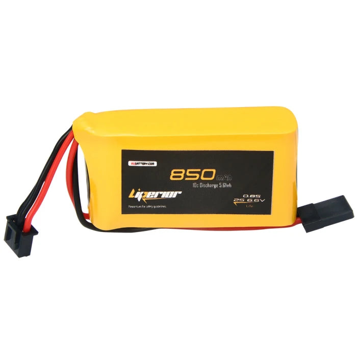 6.6V 850mah LiFe Battery, 2S, DF65/95 RX