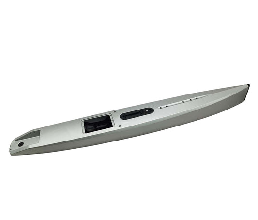 DF95V1-V3 Silver hull (incl.servo tray,deck eyes,finbox,bumper)