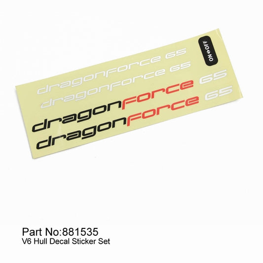 DF65 Hull Decal Sticker Set