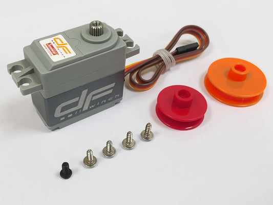 DF65/95 New 2024 DF Racing Sail winch servo + 16mm & 25mm drums