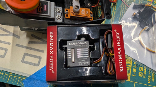 DF65/95 Digital metal gear rudder servo Kingmax KM1203MD