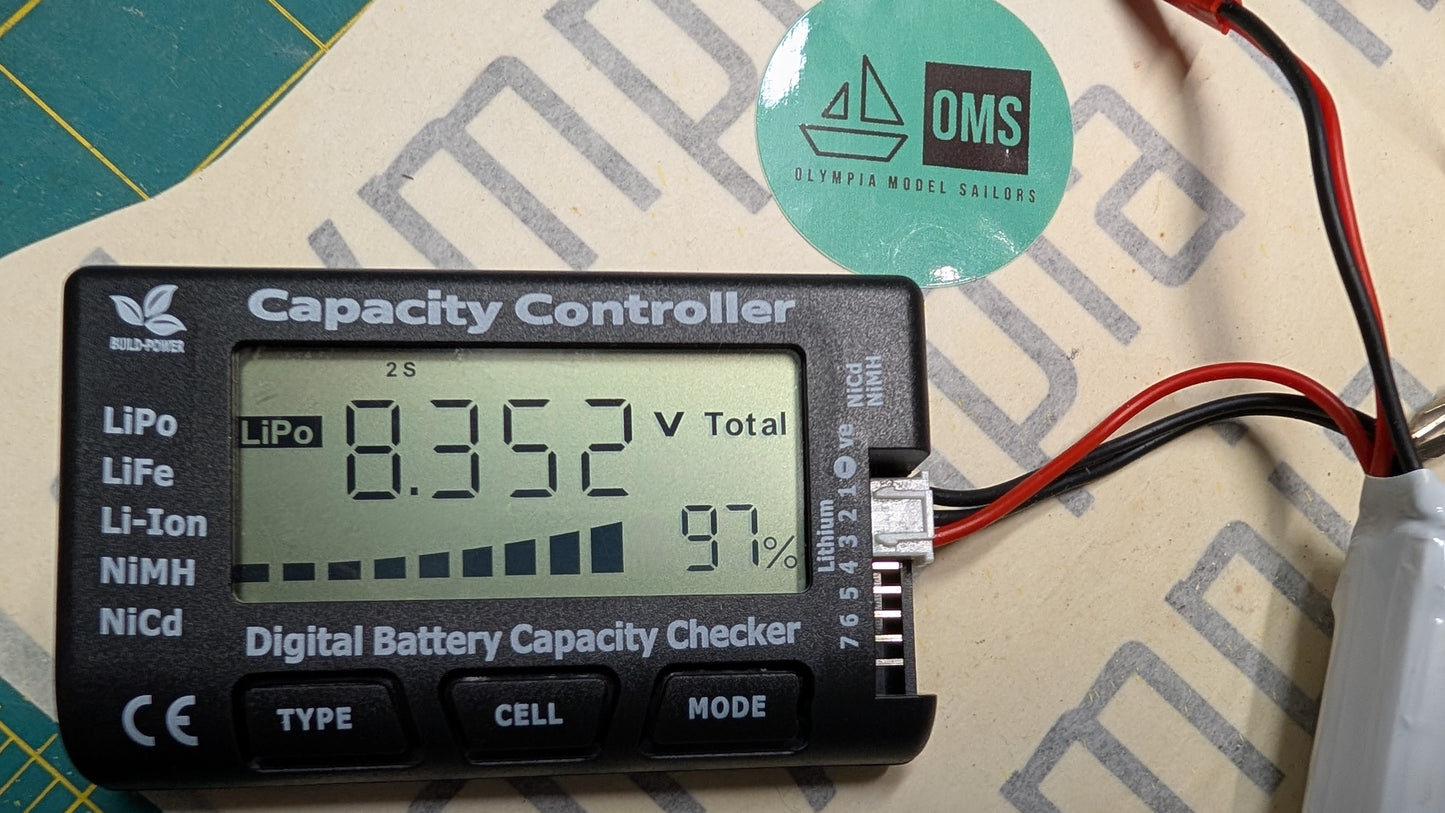Battery Checker  Life, Lipo 1-7 Cells