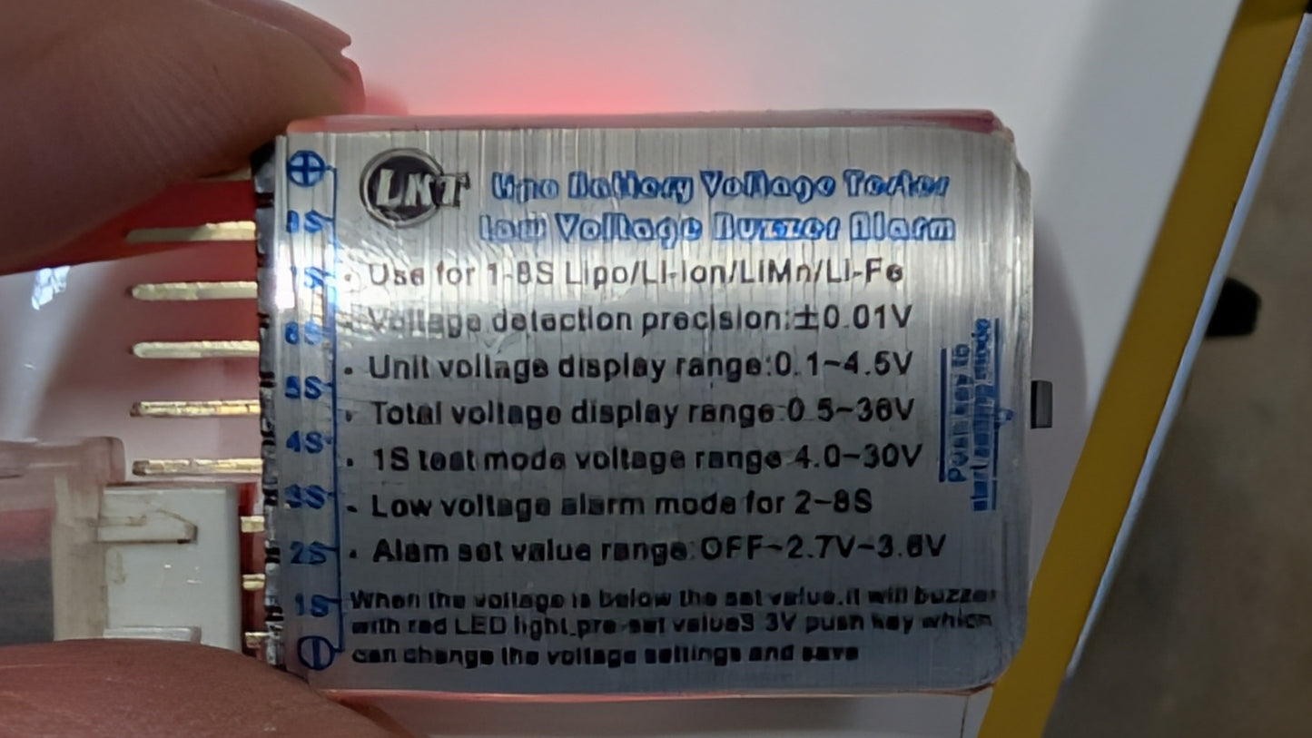Battery Checker / Low Voltage Alarm 2 in 1