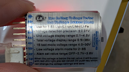 Battery Checker / Low Voltage Alarm 2 in 1