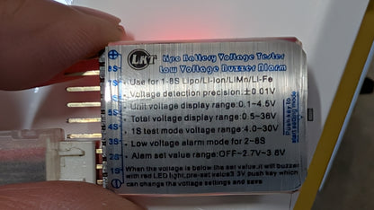 Battery Checker / Low Voltage Alarm 2 in 1