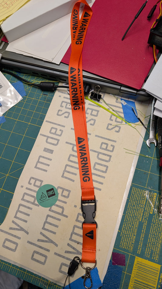 Transmitter Lanyard---DON'T DROP IT! (Warning)