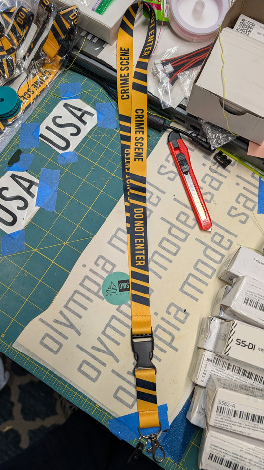Transmitter Lanyard---DON'T DROP IT! (Crime Scene)
