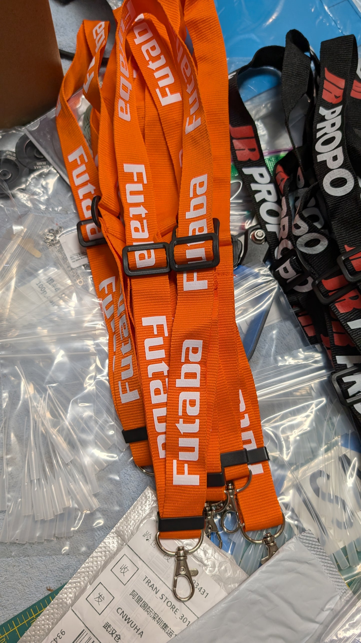 Transmitter Lanyard---DON'T DROP IT! (Orange Futaba)