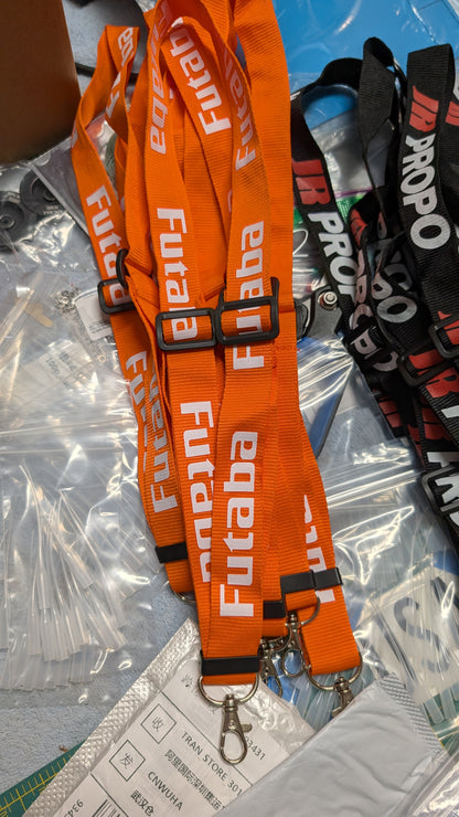 Transmitter Lanyard---DON'T DROP IT! (Orange Futaba)