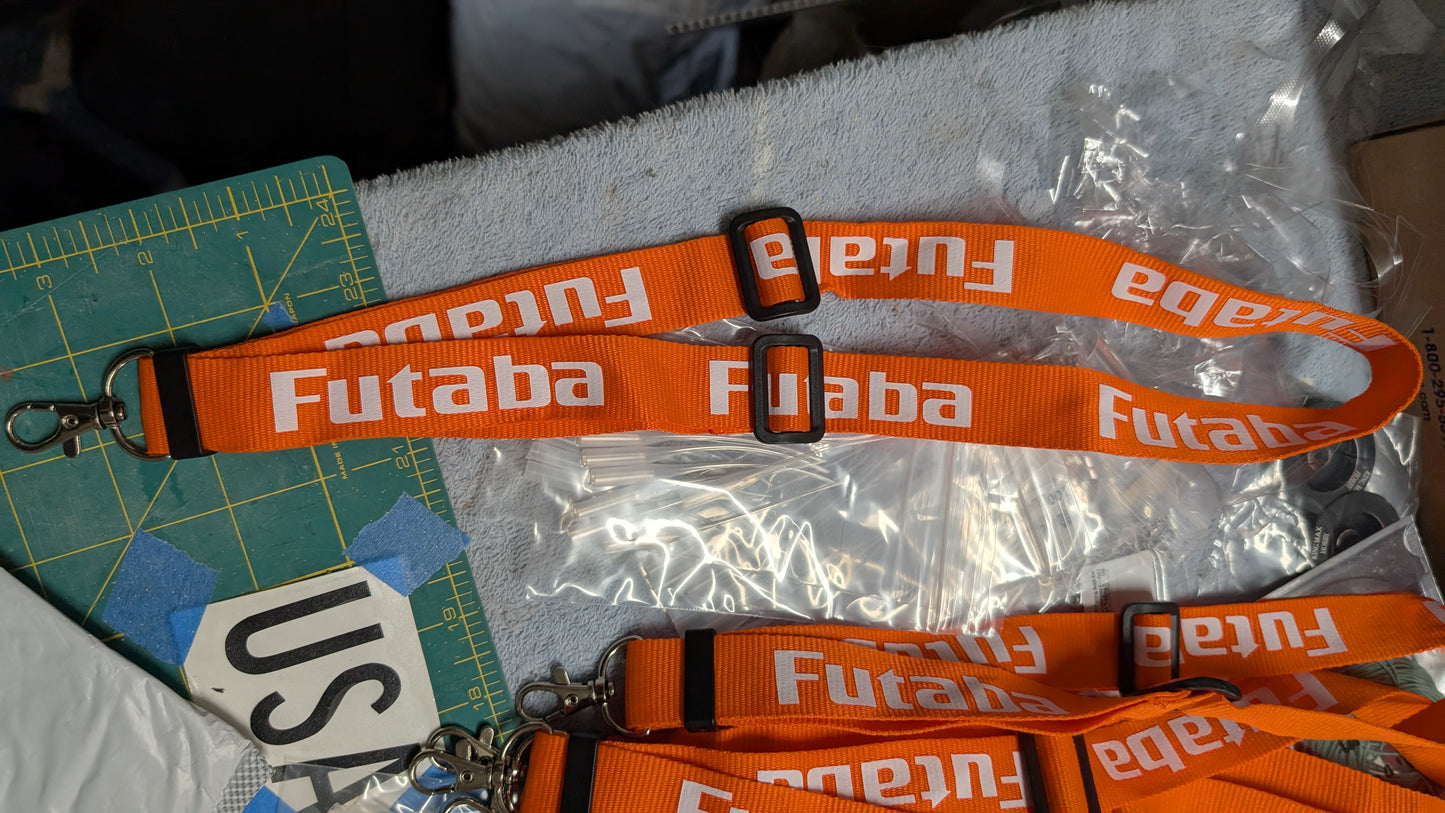 Transmitter Lanyard---DON'T DROP IT! (Orange Futaba)