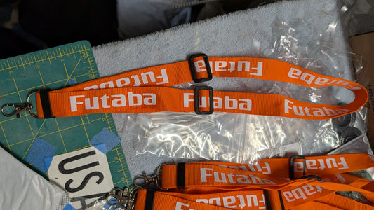Transmitter Lanyard---DON'T DROP IT! (Orange Futaba)