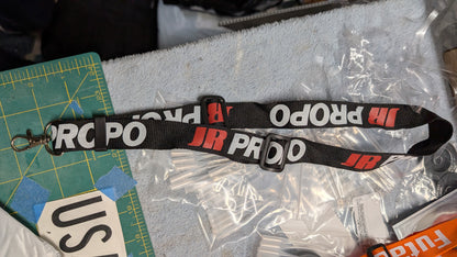 Transmitter Lanyard---DON'T DROP IT! (Black JR Propo)