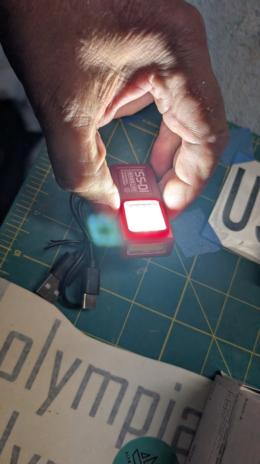 EDC Flashlight  Red