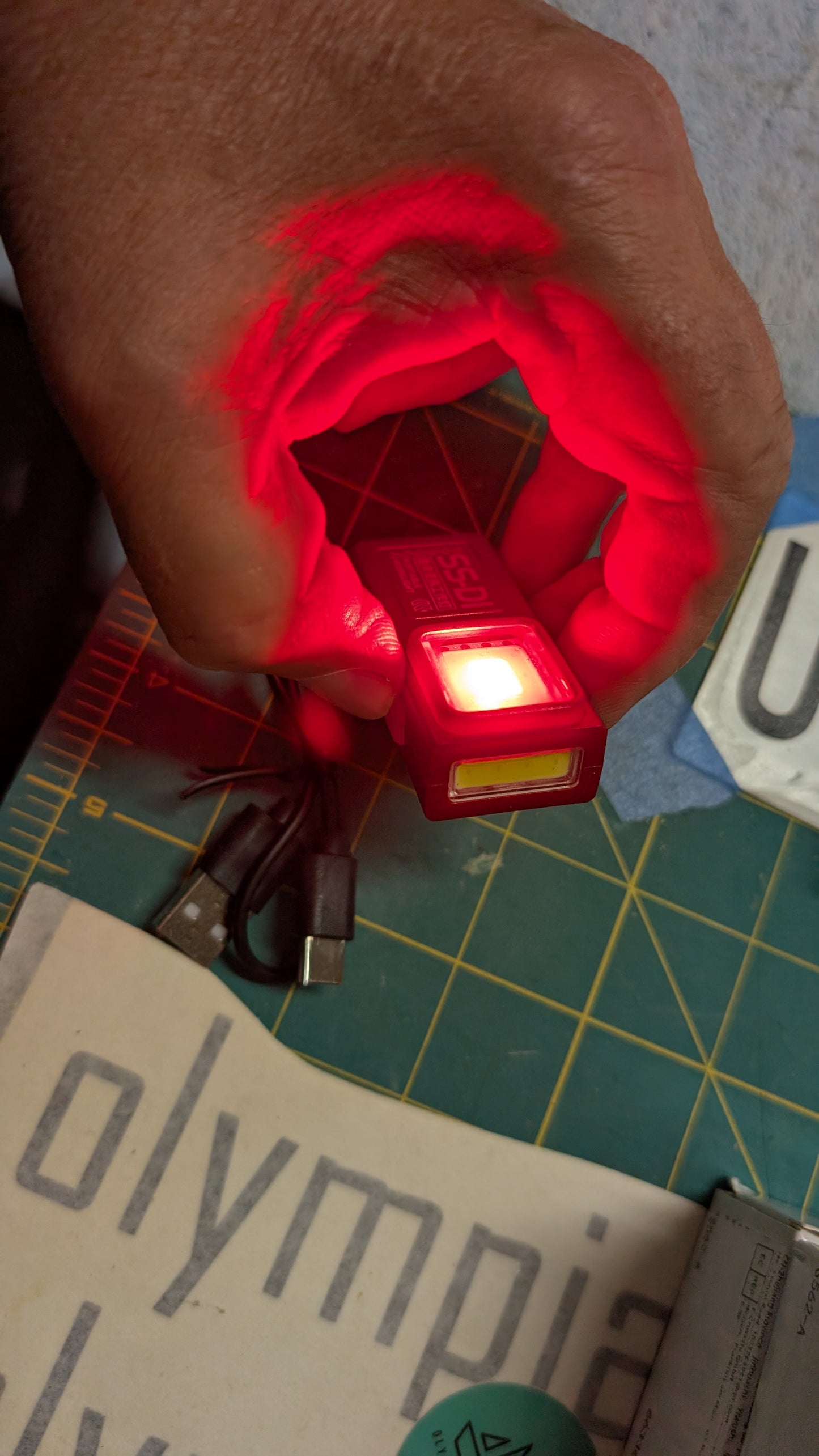 EDC Flashlight  Red