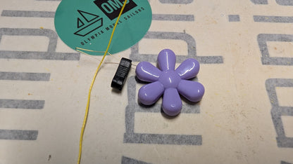 Bowsie Threader, 5pcs Purple Flowers