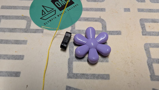 Bowsie Threader, 5pcs Purple Flowers