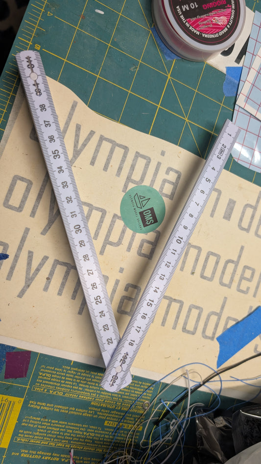Easy Measure Rake / 2 meter carpenters ruler