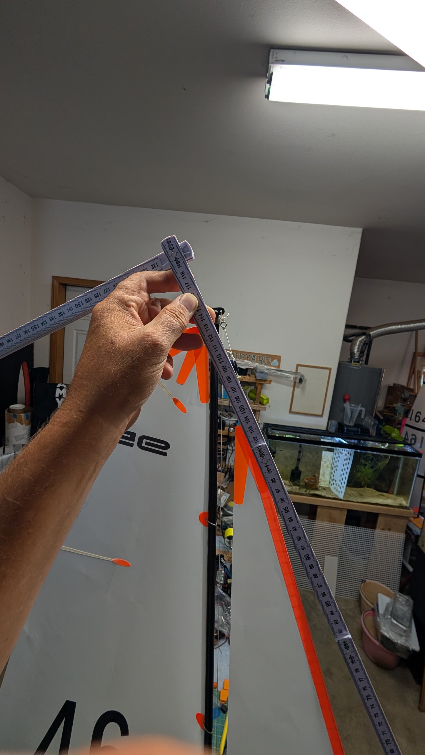 Easy Measure Rake / 2 meter carpenters ruler