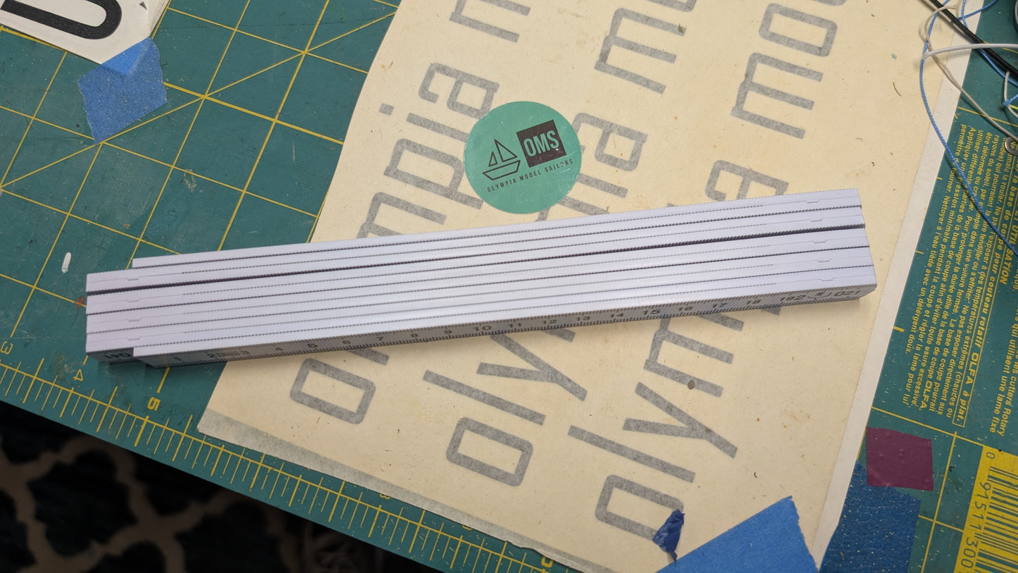 Easy Measure Rake / 2 meter carpenters ruler