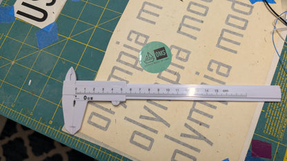 Metric Caliper Plastic