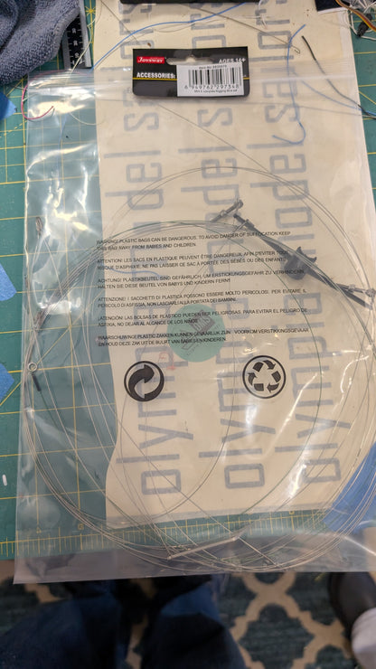 Mint B complete Rigging Wire set (Fully fitted 4 single strand wire, 1 multi-strand wire)