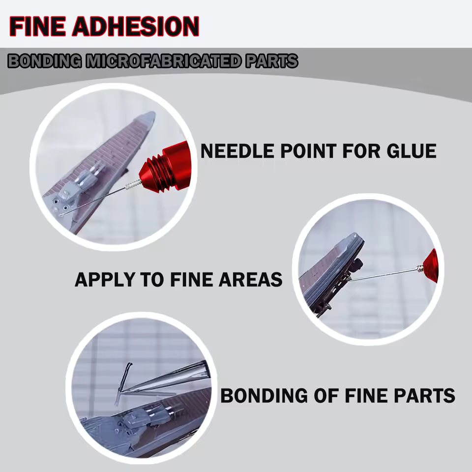 Super glue tip cleaner and applicator